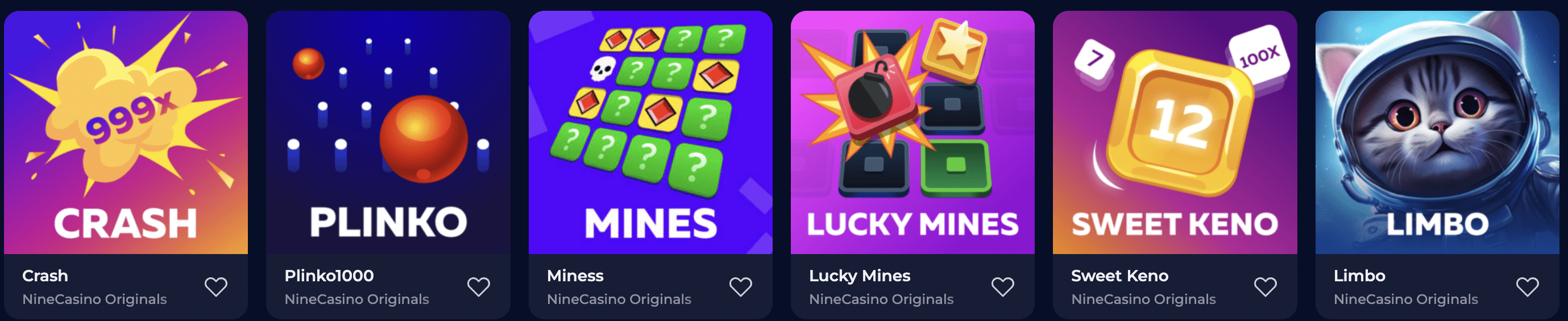 nine casino bonus codes