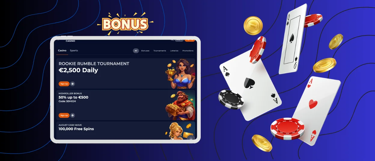 ninecasino Bonus